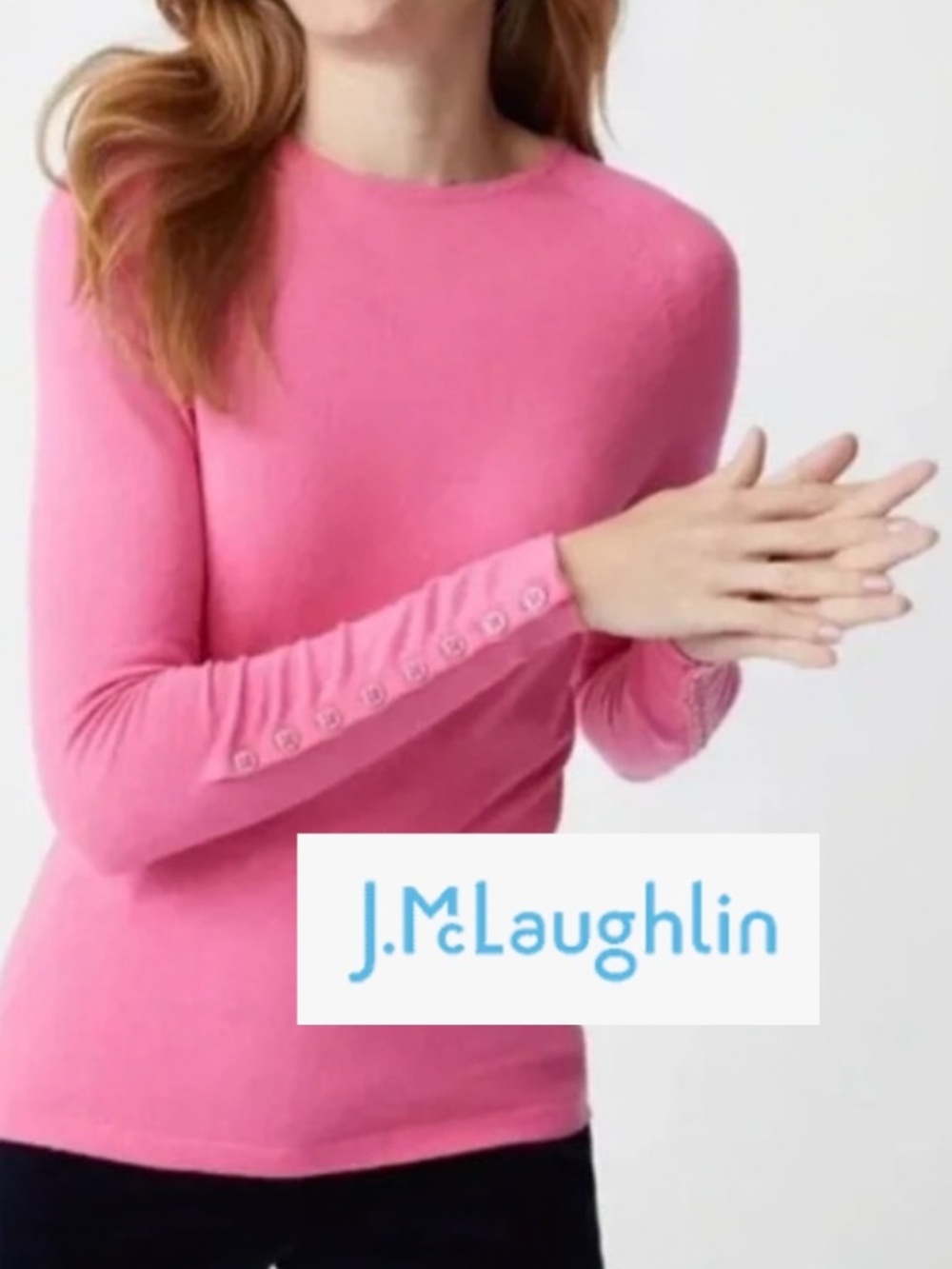 J. McLaughlin Jamey Raspberry Sweater, XS, CB2832